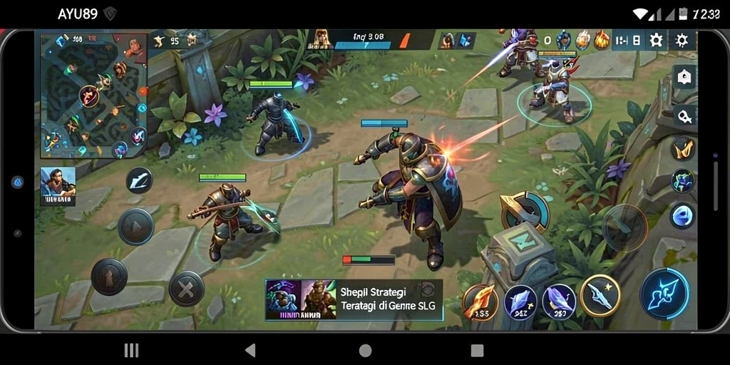 Gameplay menarik dari AYU89 dalam genre SLG.