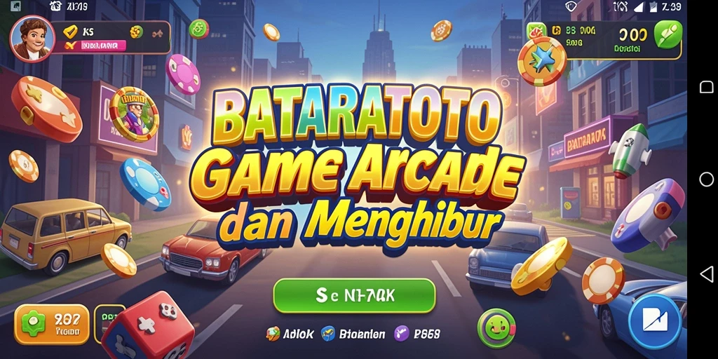 Screenshot utama menampilkan gameplay seru dari BATARATOTO.