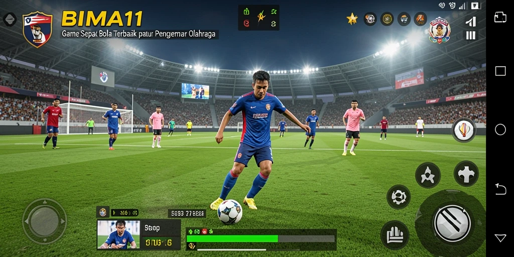 Tampilan gameplay BIMA11 yang realistis dan menarik.