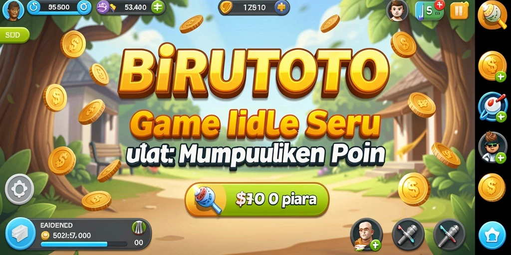 Tampilan gameplay BIRUTOTO yang menenangkan dan menarik.