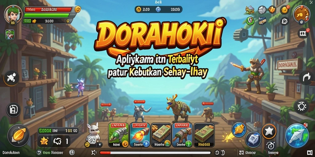Tampilan aplikasi DORAHOKI yang intuitif dan memudahkan pengguna.
