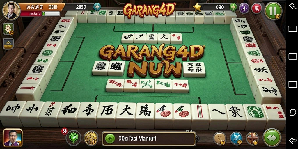 Tampilan gameplay menarik dari GARANG4D saat bermain Mahjong.