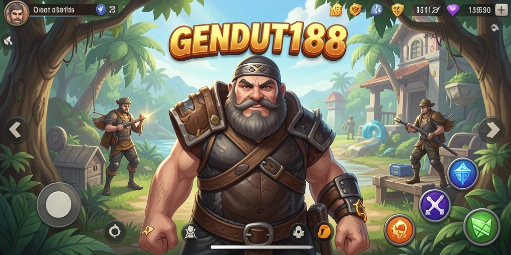 Tangkapan layar GENDUT188 menampilkan grafis menarik dalam gameplay Simulation.