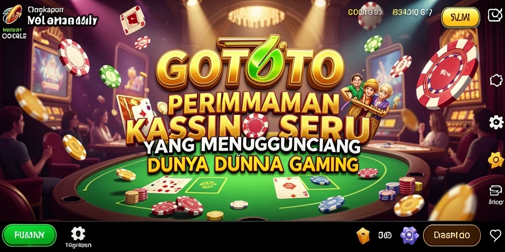 Tampilan gameplay Kasino yang menarik dan mendebarkan di GOTOTO.