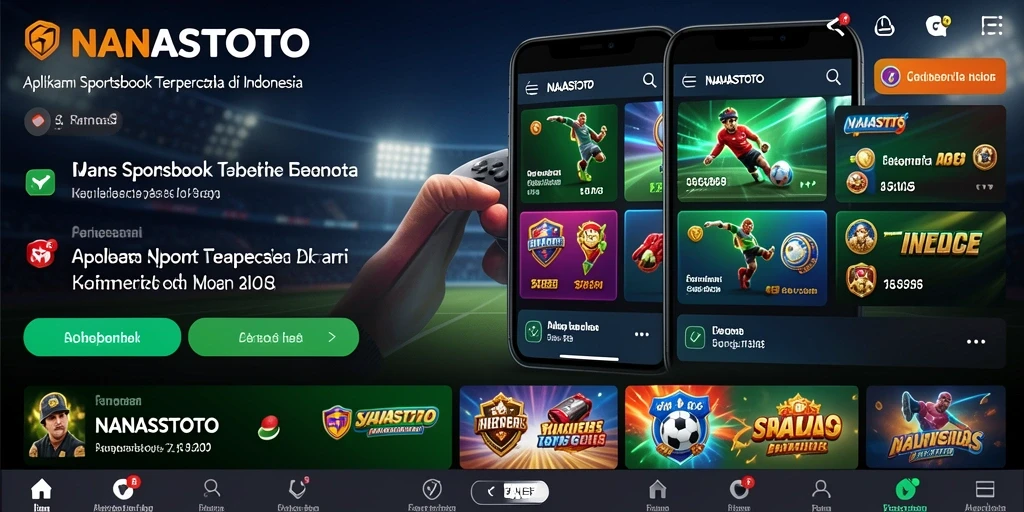 Tampilan gameplay NANASTOTO saat bertaruh pada pertandingan olahraga.