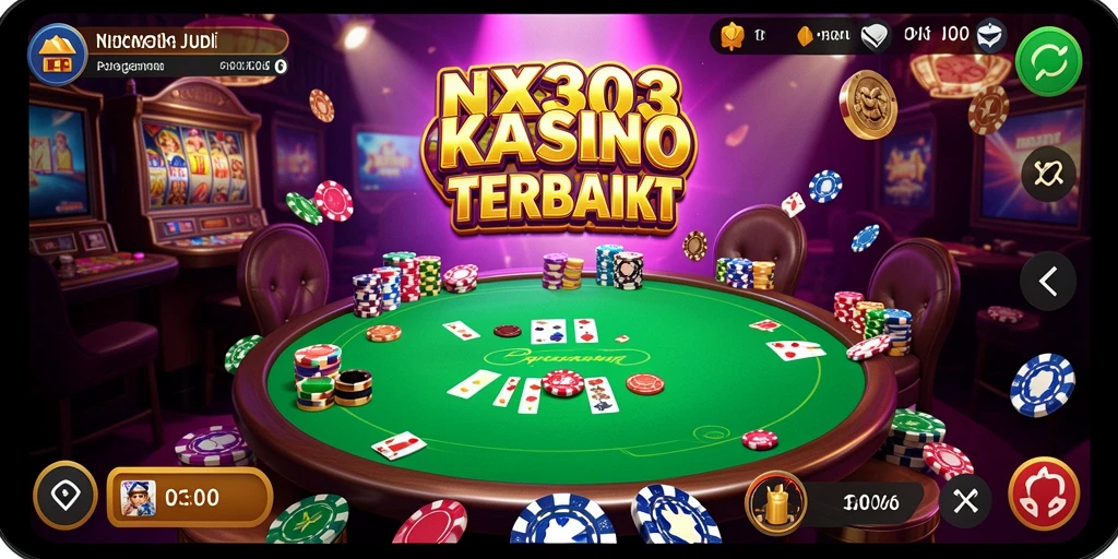 Screenshot gameplay NX303 yang menampilkan pengalaman Kasino mendebarkan.