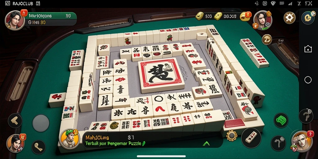 Gameplay menarik dari RAJACLUB yang penuh tantangan Mahjong.