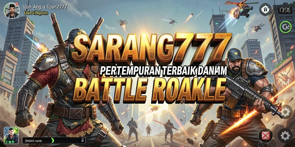 Tampilan gameplay menegangkan dalam SARANG777 dengan aksi pertempuran intens.