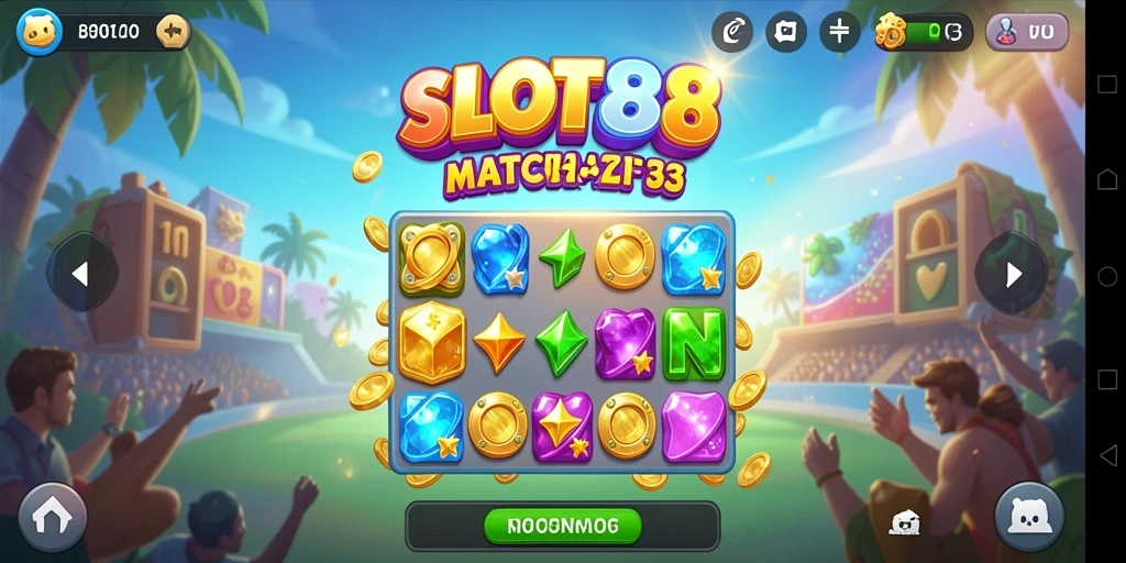Tangkapan layar SLOT88 dengan gameplay seru dan grafik memukau.