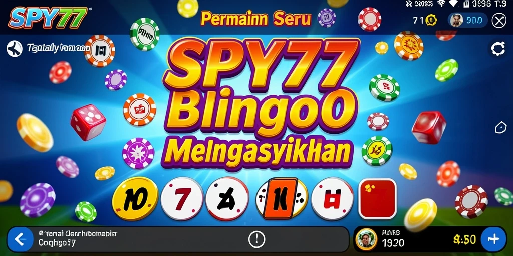 Tampilan gameplay SPY77 yang menarik dan penuh warna.