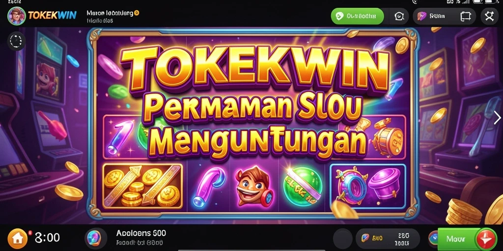 Tampilan gameplay seru di TOKEKWIN dengan slot menarik