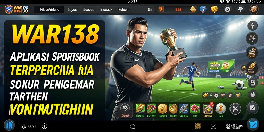 Tampilan menarik dari aplikasi Sportsbook WAR138 dalam aksi.