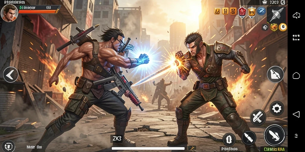Gameplay ZK3 yang seru dan mendebarkan saat beraksi.